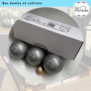 Boules souples de pétanque Indoor & Outdoor – La Plombée | Jeu pour intérieur et extérieur Grise