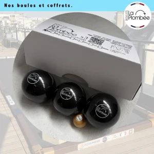 Boules souples de pétanque Indoor & Outdoor – La Plombée | Jeu pour intérieur et extérieur noir