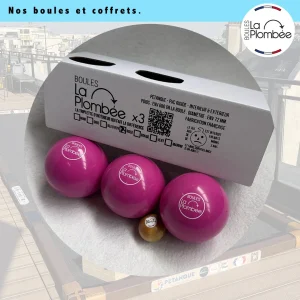 Boules souples de pétanque Indoor & Outdoor – La Plombée | Jeu pour intérieur et extérieur rose